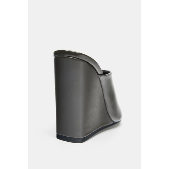 ZARA PATENT WEDGE HEELS - Picture 6 of 7